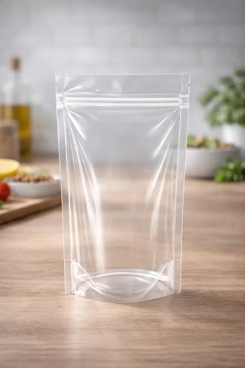 Clear stand-up pouch