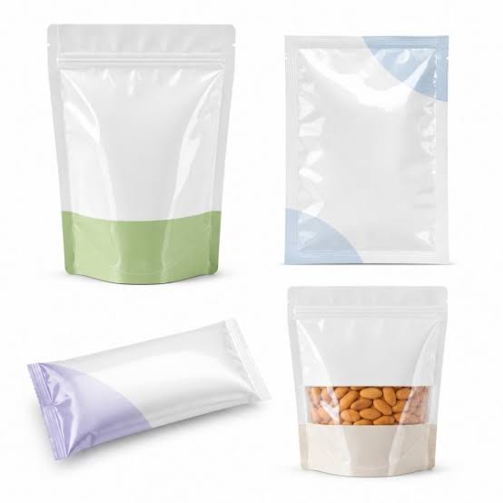 White pouch format set