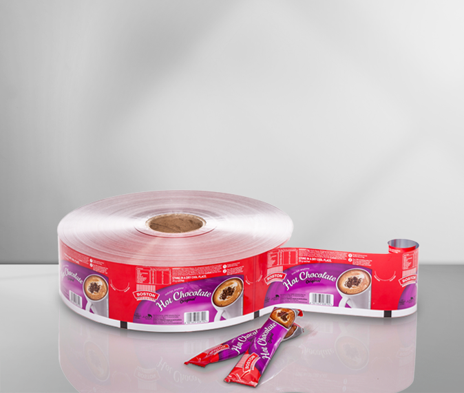 Printed laminated film packaging